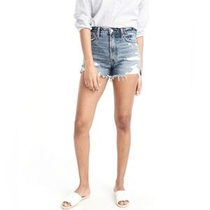 Abercrombie & Fitch Women’s Mid Rise Boyfriend Jean Shorts Sz 25(0)